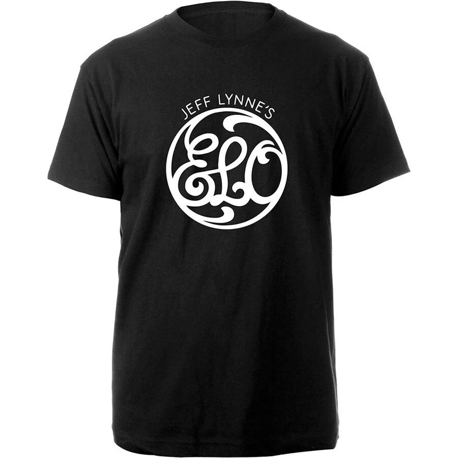ELO - Electric Light Orchestra - Script Logo Large Black T-shirt S
