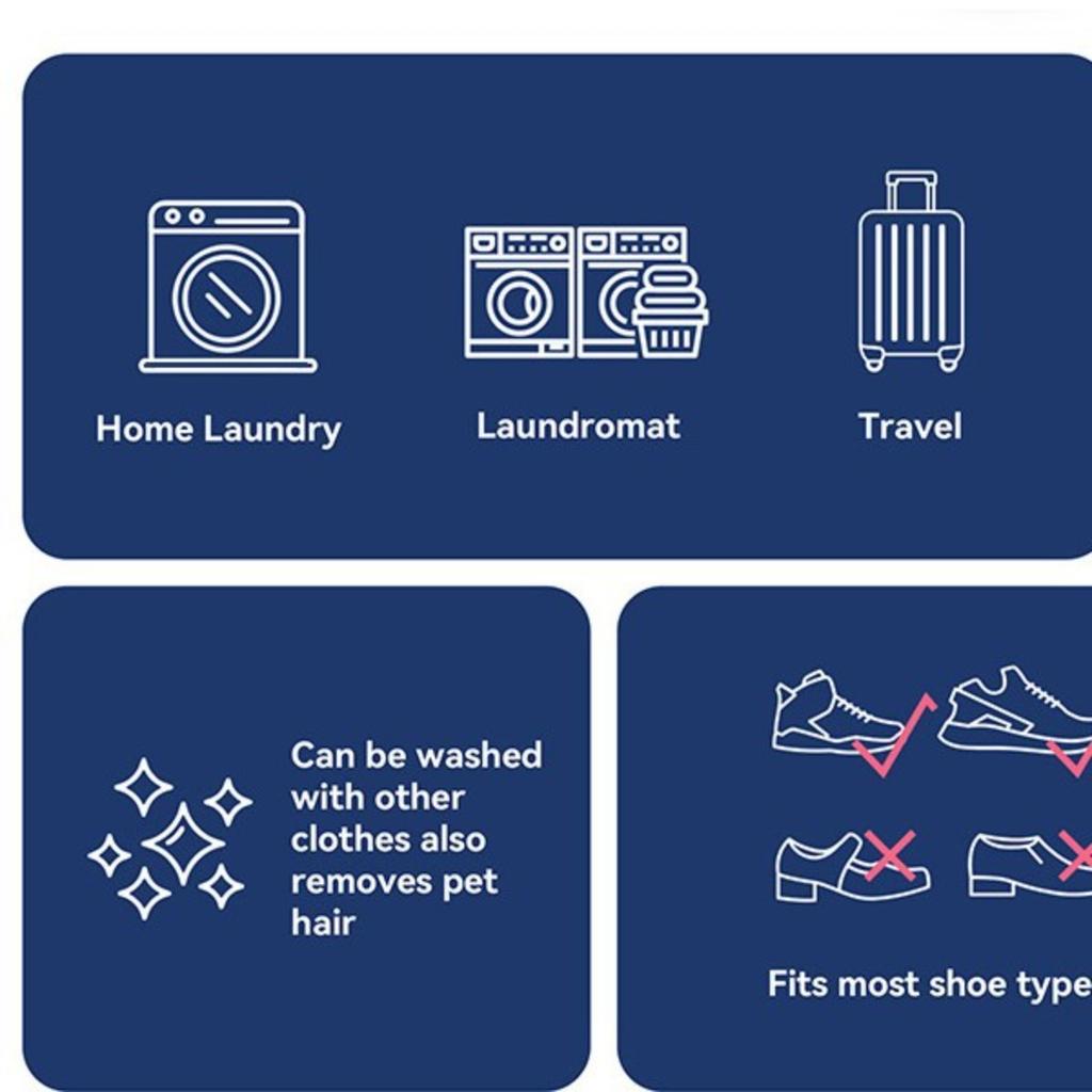 Shoe Bag, Anti Deformation, Machine Washable, Sun Drying, Mesh Bag Care, Portable