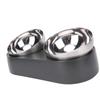Raised Dog Cat Bowl Anti Slip Stainless Steel Pet Water and Food Bowl Set for Home
