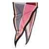 Sunscreen Scarf for Women's Spring and Autumn New Style Simulated Silk Literary Geometric Color-blocking Diamond Small Silk Scarf Scarf Scarf