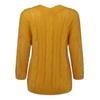 Fashion Women  Color V Collar Easy Big Code  Pullover And Sweater