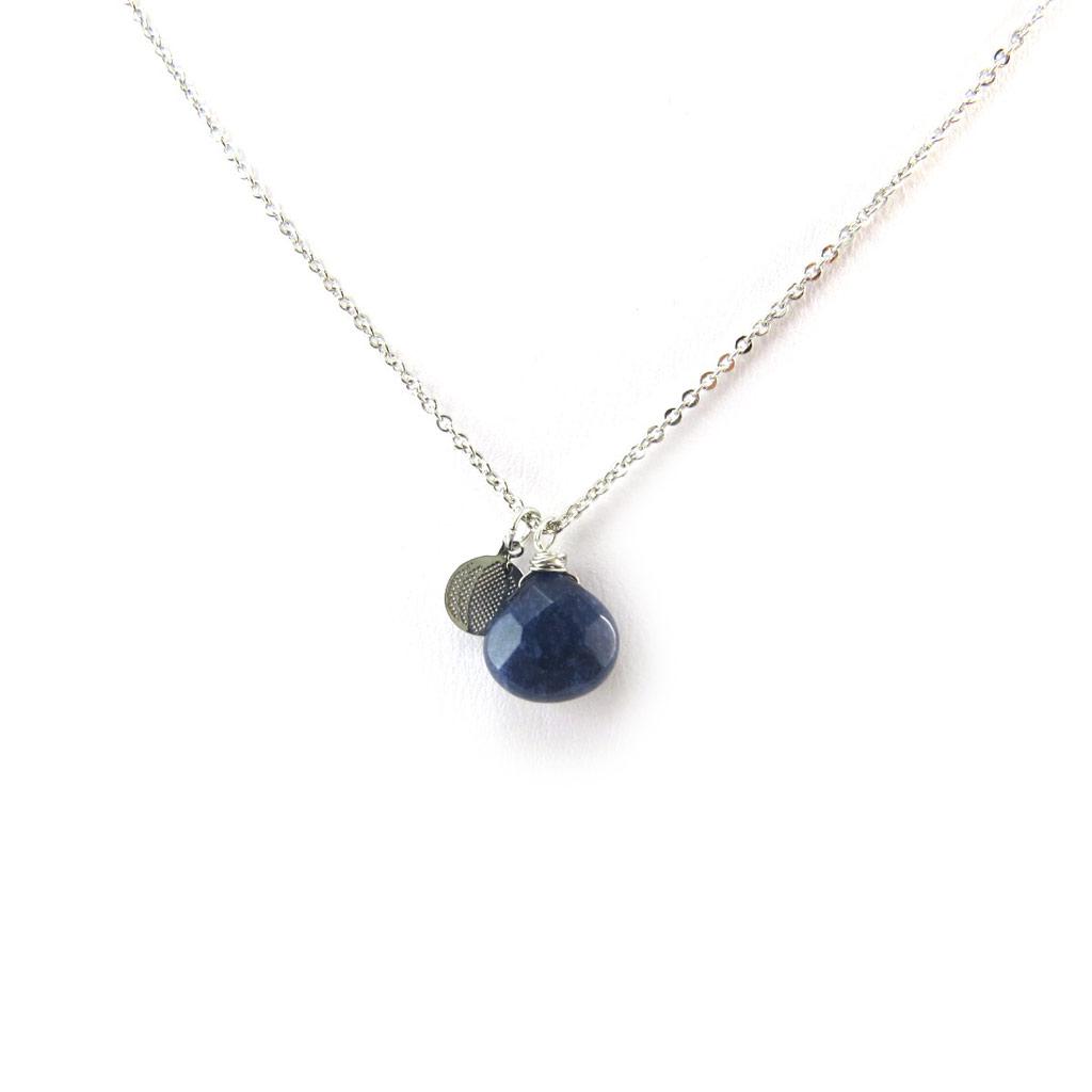 Les Trésors De Lily [N3745] - Blue 'Mineralia' Necklace