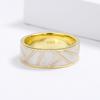 Classic Personality Ring for Women Fashion White Dripping Glue Women's Handmade Enamel Jewelry Engagement Ring Party Jewelry Birthday Gift