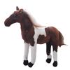 3D Simulation Horse Animal Plush Stuffed Doll Kids Toy Room Decor Photo Props