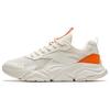 Life Collection Cushioning Slip Resistant Low Top Casual Shoes Men's White Orange 912428809-4