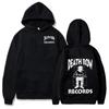 Death Row Records Hoodies Frühling Herbst Fleece Hoodie Pullover Mode Männer Frauen Locker Kapuzenpullover Hip Hop Streetwear Top