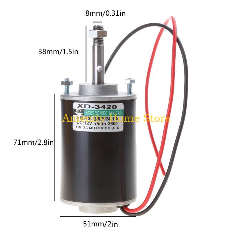 F26C Industrial Grade High Speed 30W Motor 12V Easy to Switches Rotate Direction