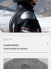 3C Certified Motorcycle Half Helmet with Tail Spoiler - All-Season Electric Bike Safety Helmet