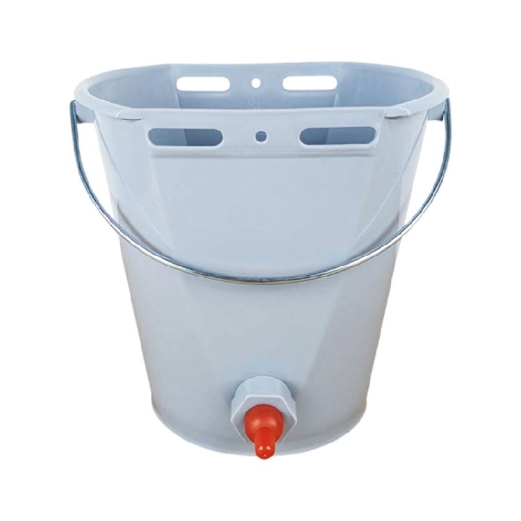 

Farm Animal Group Feeding Bucket 1/2/3 Simultaneous Drinkers For Calves Goat Piglets Milk Dispenser Feeder серый
