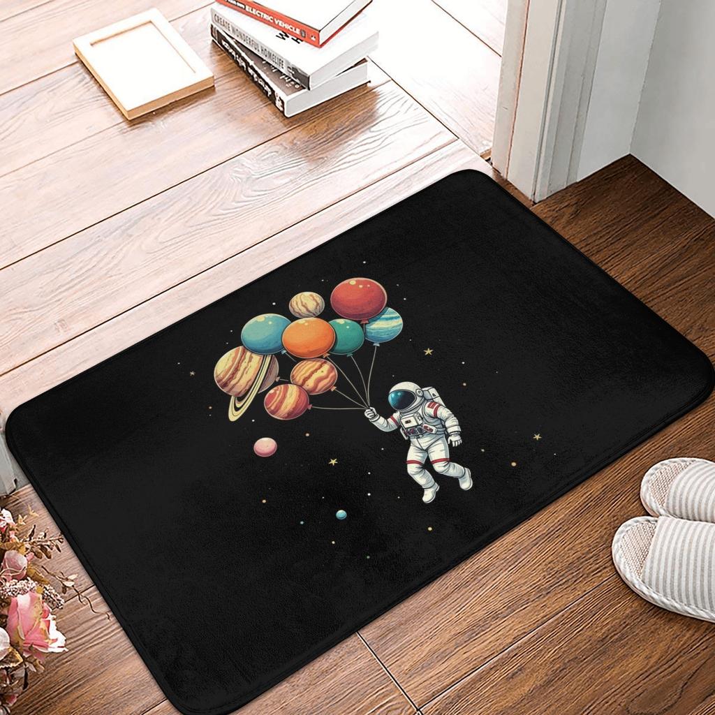 Moon Astronaut Welcome To My Space Doormat Mat Anti-Slip  Bath Kitchen Living Room Rug Carpet 40*60cm