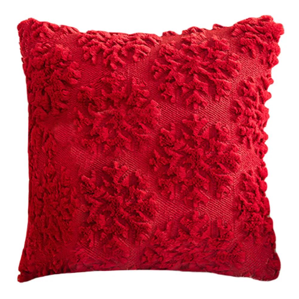 Christmas Pillow Covers Christmas Decor Soft Plush Pillowcase Couch Cushion Case Winter Holiday Decor For Home 45x45cm