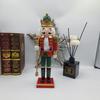 For Factory Direct 30CM Wooden Nutcracker King Soldier Christmas Gift Puppet Ornament Walnut -017