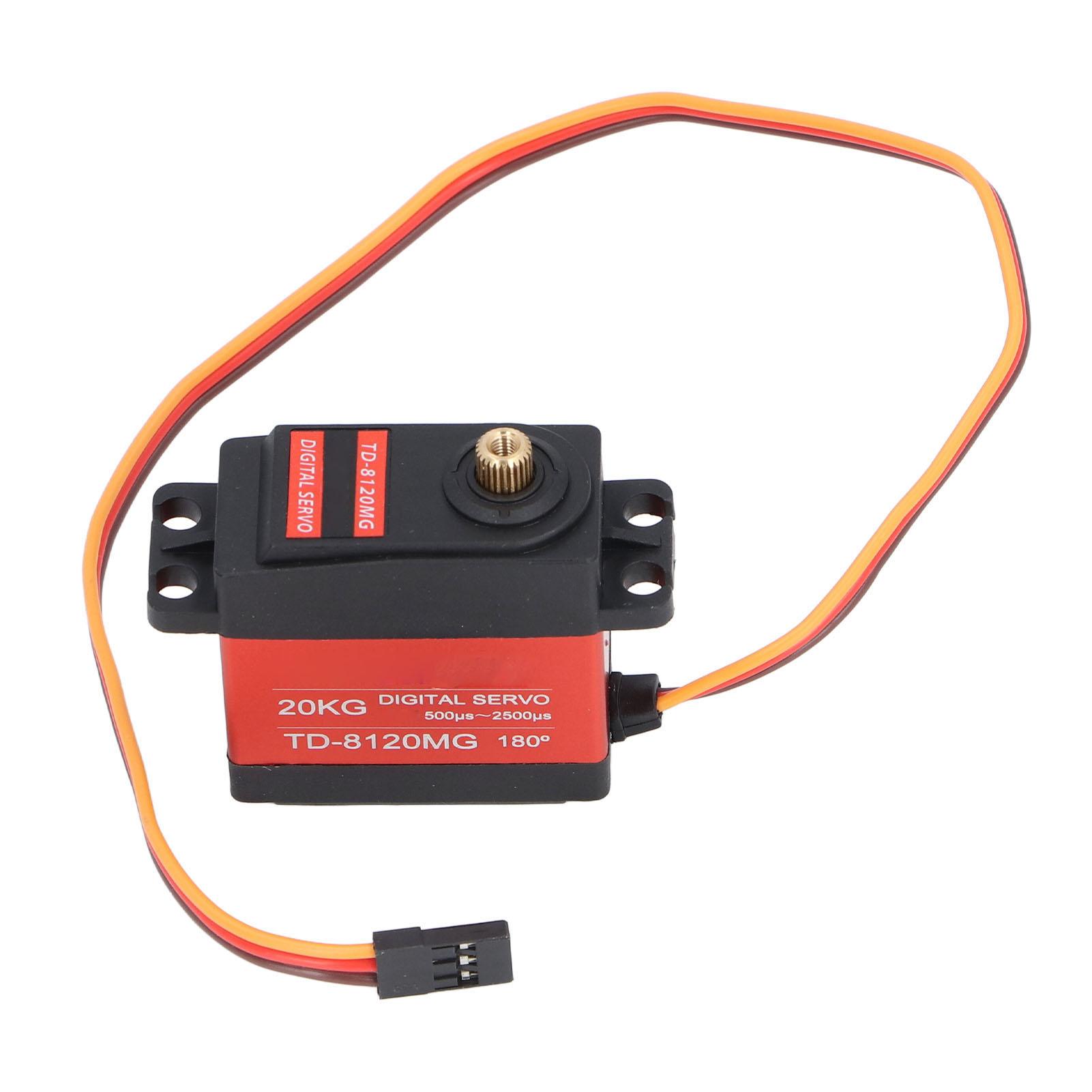 

Сервомотор TD8120MG 20КГ Високий Крутний Момент Багатофункціональний Цифровий Металевий Редукторний Двигун