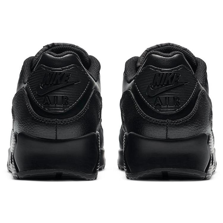 New Nike Air Max 90 Leather Triple Black CZ5594-001