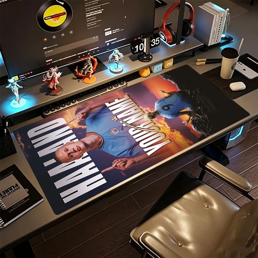 Haaland (95) Customizable Name Mouse Pad Gaming Laptop Mouse Pad Study Desk Mat Non-Slip Rubber Bottom Office and Gaming Desk Decoration