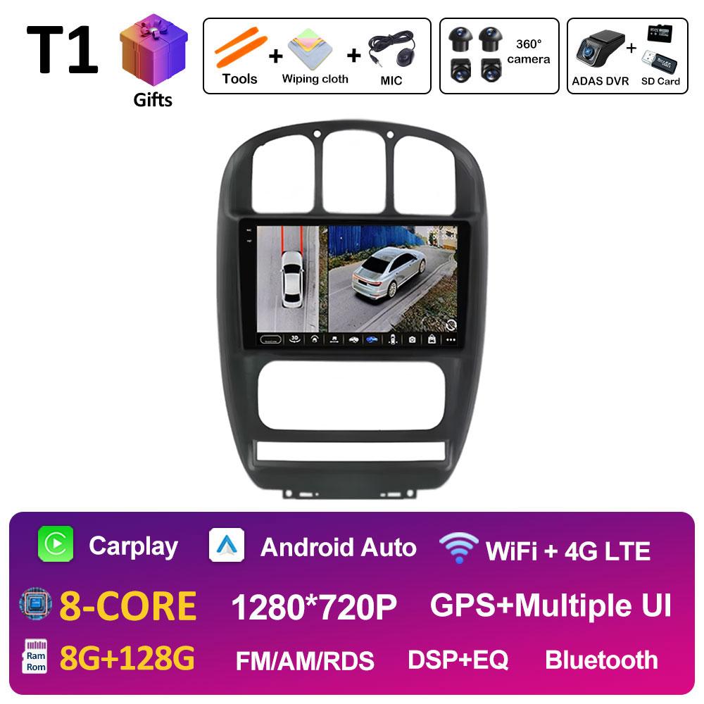 For Chrysler Grand Voyager RS 2000 2001 2002 2003 2004 2005 - 2012 Wireless Carplay Android Auto GPS Navi Bluetooth Accessories