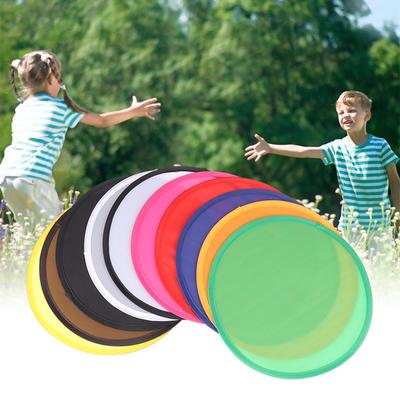 Tragbare zusammenklappbare fliegende Scheibe, bunte Taschen-Faltscheiben-Fans für Partygeschenke, Sommer-Outdoor-Spielzeug