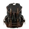 Vintage Canvas Backpacks for Men Laptop Daypacks Waterproof Rucksacks Large Waxed Mountaineering Travel Pack Vintage Backpack