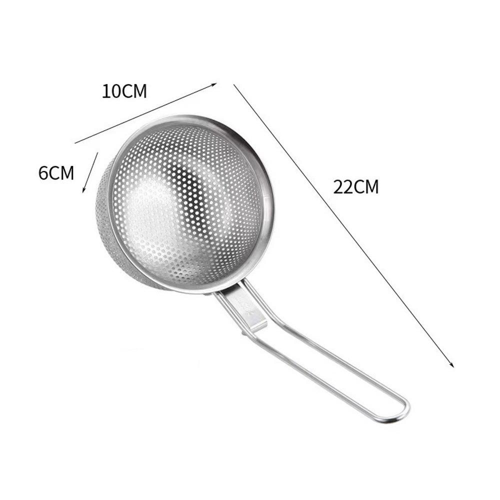Ustensiles de Cuisine Cuillère Passoire en Maille Réutilisable Panier Filtre à Frire Panier pour Cuisson des Pâtes Outil de Cuisine
