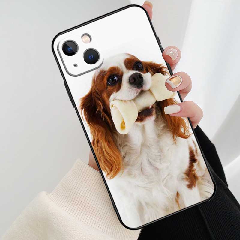 Cavalier King Charles Spaniel Dog Phone Case For iPhone 17 Pro Max 15 14 13 11 12 16 Pro Max mini 15 16 Plus 16e 17 Air Cover