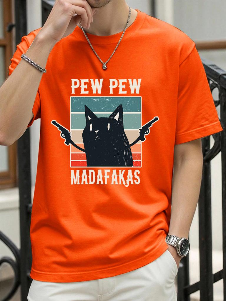Pew Pew Madafaks Cute Funny Printing TShirt Women Cotton Summer Short Sleeve Comfortable Soft ONeck Tops Street Womans Clothes