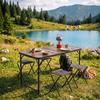 Ensemble camping pliant - SPRINGOS - CS0180 - format valisette - 4 chaises - table réglable 3 hauteurs