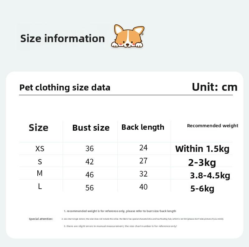 4 Pieces of Dog Pet Clothes, Summer Cotton Flying Sleeve Skirt Combination, Specially for Cats and Dogs, Small Dogs