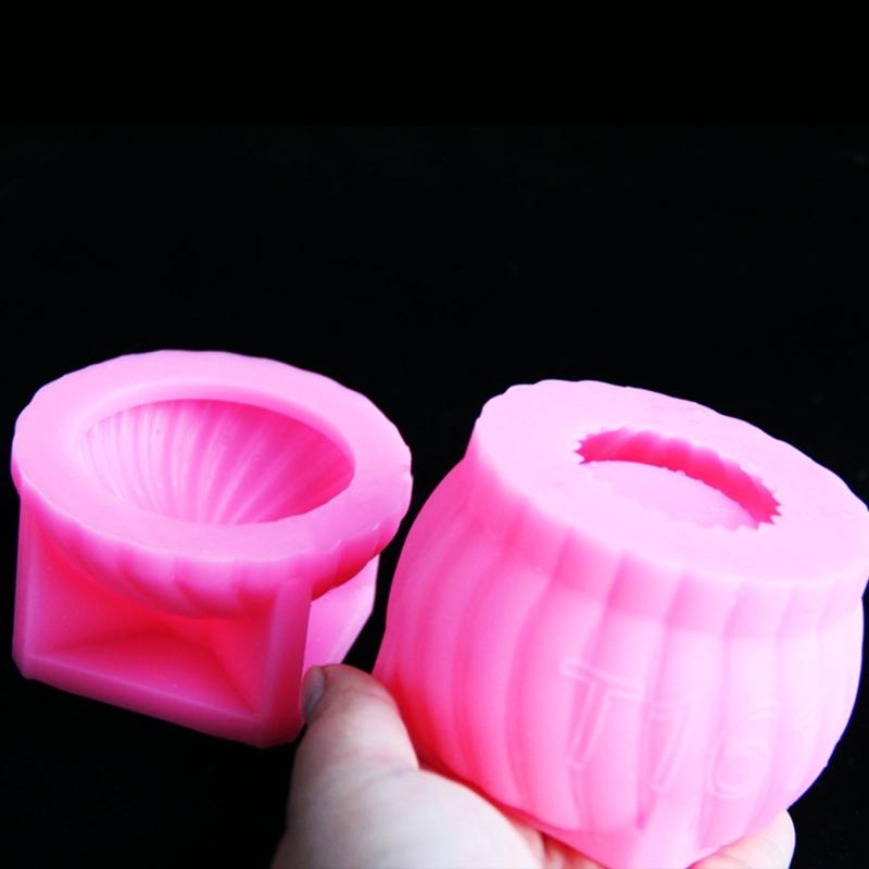 Flexible Epoxy Resin Container Mold Sphere Shaped Jar With Lid Perfect For Candle Holders And Christmas Decorations
