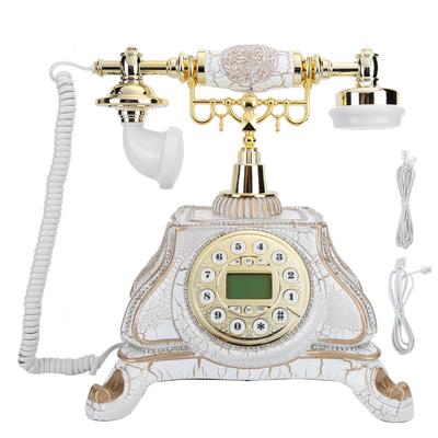 MS8332A European Vintage Landline Classical Wired Oldfashioned Telephone with Backlight