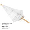 Exquisite Umbrella Multi-use Cotton Lace Flower Pattern Visual Effect Sunshade for Photography