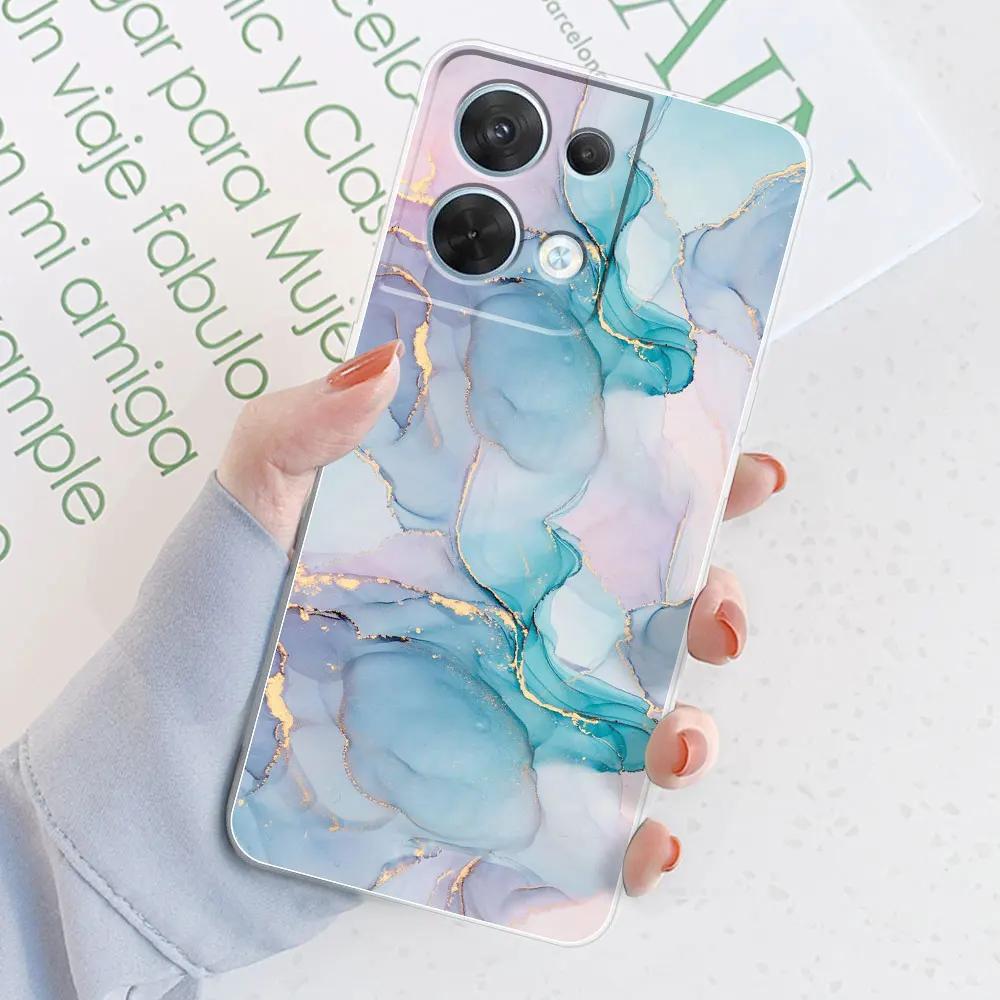 Für OPPO Reno 8 Pro 5G Hülle 8 Pro + Farbverlauf Transparente Hülle Für OPPO Reno 8 Pro + Plus Reno8 Cover Silikon Rückseite Stoßfänger