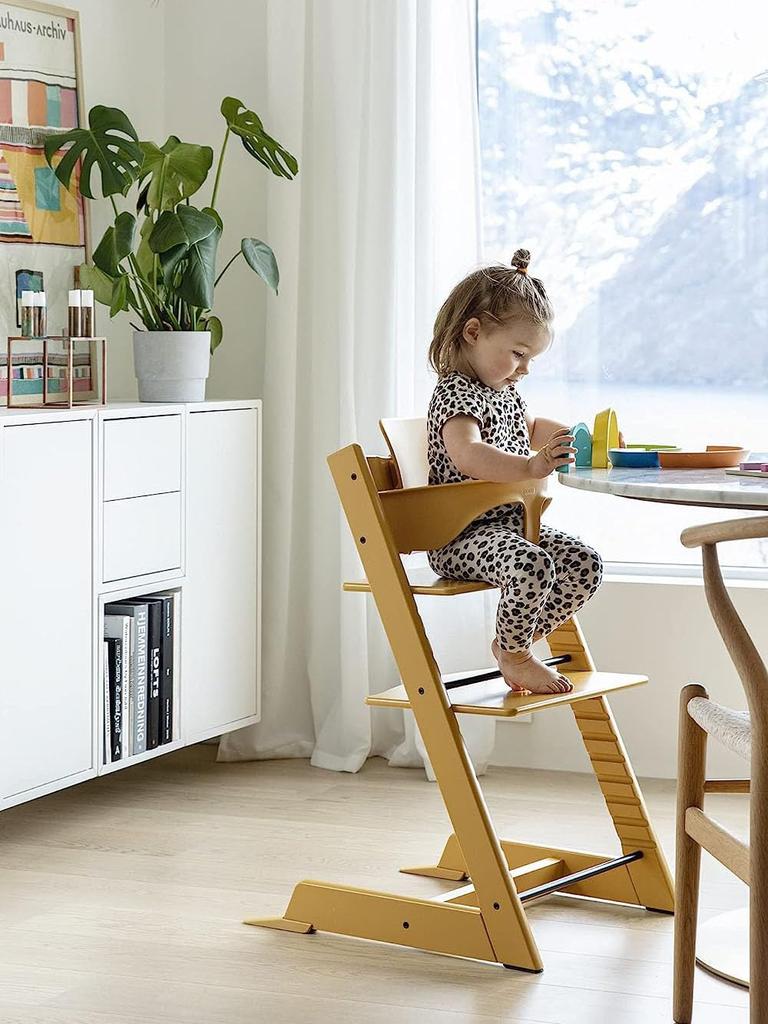 Stokke Tripp Trapp High White Wash Enough for Three This High Chair Is Perfect for and Its Adjustable Wooden Construction Provides Stability and and