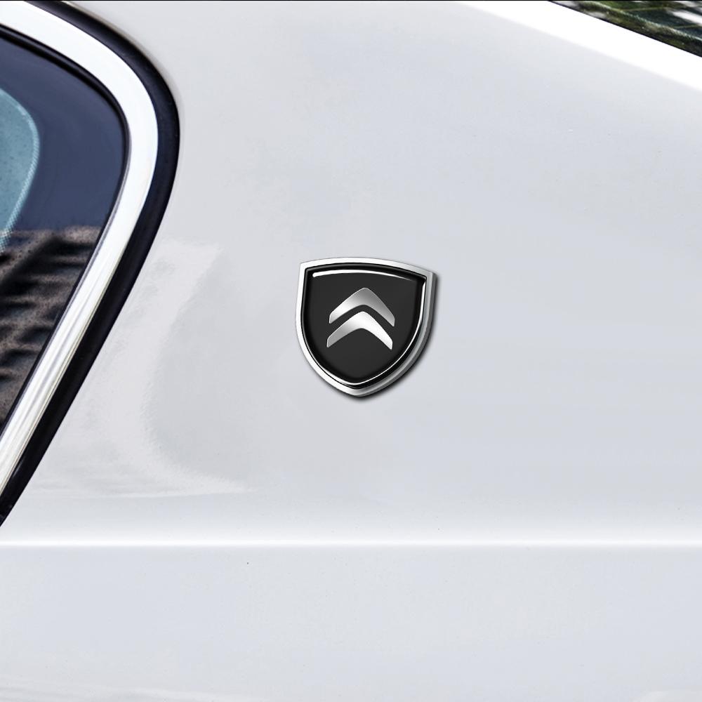 1PCS 3D Metal Auto Styling Logo Car Sticker Badge Emblem Tail Decal For Citroen C3 Aircross C5 Aircross C4 Berlingo C-ELYSEE C6