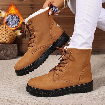 Best-selling and Versatile Snow Boots, Women's Warm Ankle Boots, Flat-heeled Soft-soled Cotton Shoes