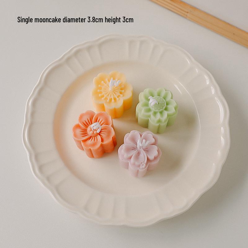 High-End Osmanthus Scented Candle & Mooncake Gift Set: Stylish Mid-Autumn Festival Souvenir