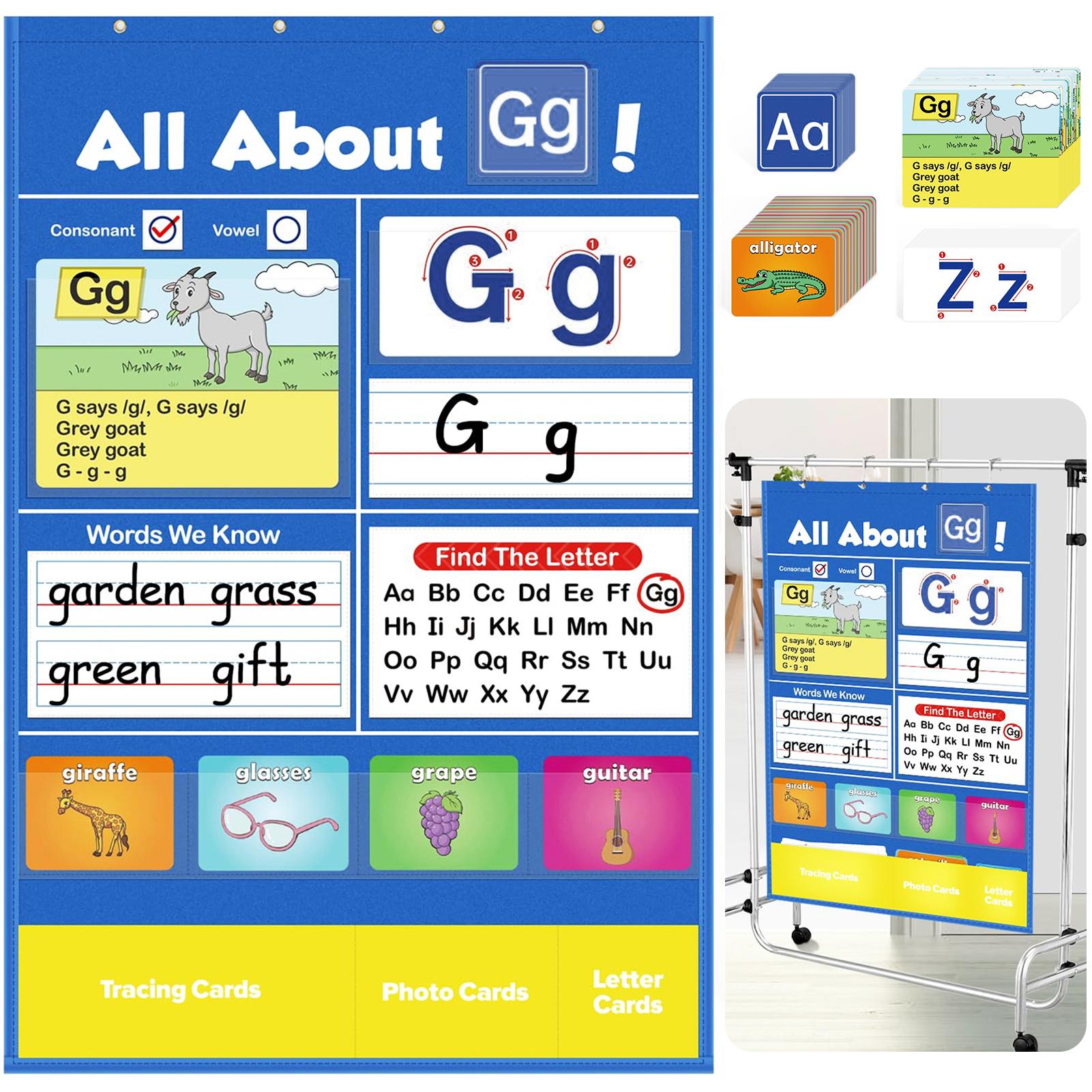 

Карманный плакат для изучения алфавита, развивающая игрушка, учебное пособие для детского сада, интерактивный инструмент обучения для дошкольников