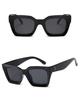 New Square Sunglasses Women Men Brand Designer Fashion Sun Glasses Female Male Vintage Black Shades Clear Travel