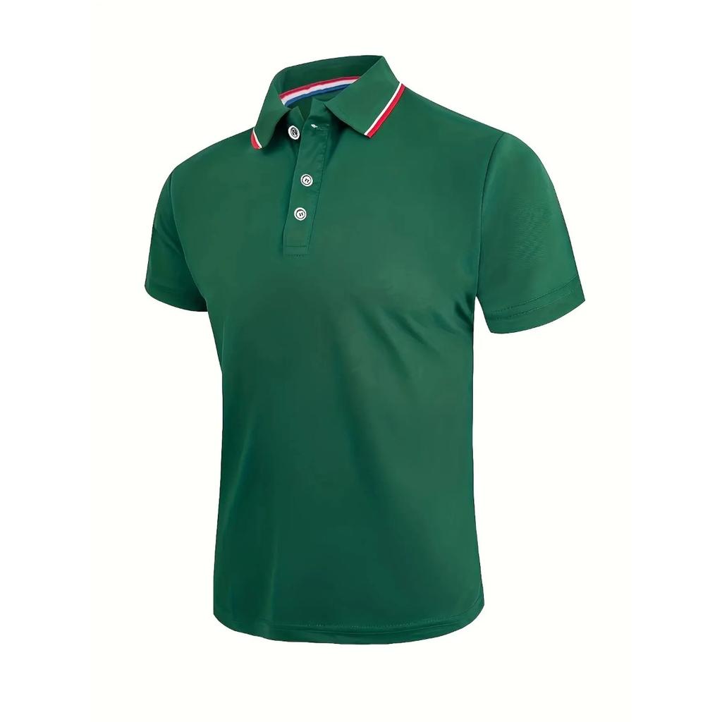 STORN Hot Sale Men's Summer Casual Breathable Comfortable Polo Shirt Men's Solid Color High Quality Short Sleeve T-Shirt