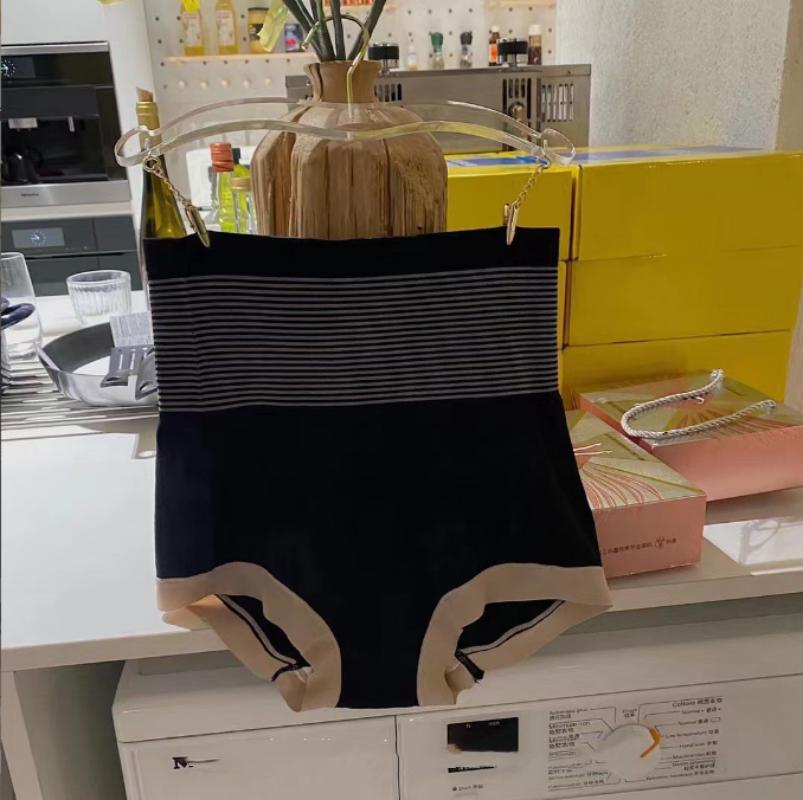

Женские трусики с высокой талией, бесшовные трусики для женщин, трусы с поясом на талии, удобное хлопковое женское нижнее белье, дышащие трусики one size чёрный