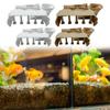 Simulated Aquarium Cave Tunnel Artificial Roman Column Shrimp Hiding House  For Home Office Desk