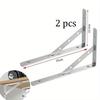2pcs Heavy Duty Shelf Brackets Floating Shelves Triangle Shelf Brackets 90 Degree Angle Wall Mounted Shelf Supporter Corner Bracket