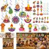 Decoration Venue Diwali Hanging Decoration Atmosphere Celebration Gathering