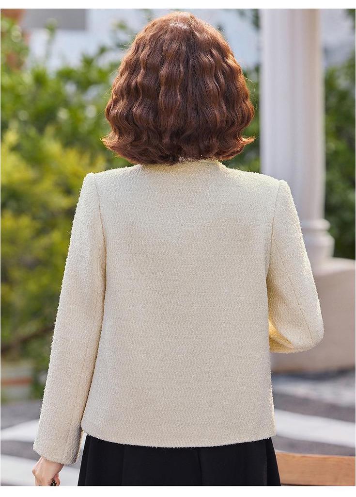 New Spring 2026 French Style Lightweight Outerwear for Middle-Aged and Elderly Women