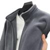Herren Verdickter O-Korn Fleece Reißverschluss Hoodie - Warm, Stehkragen, Arbeitskleidung Jacke