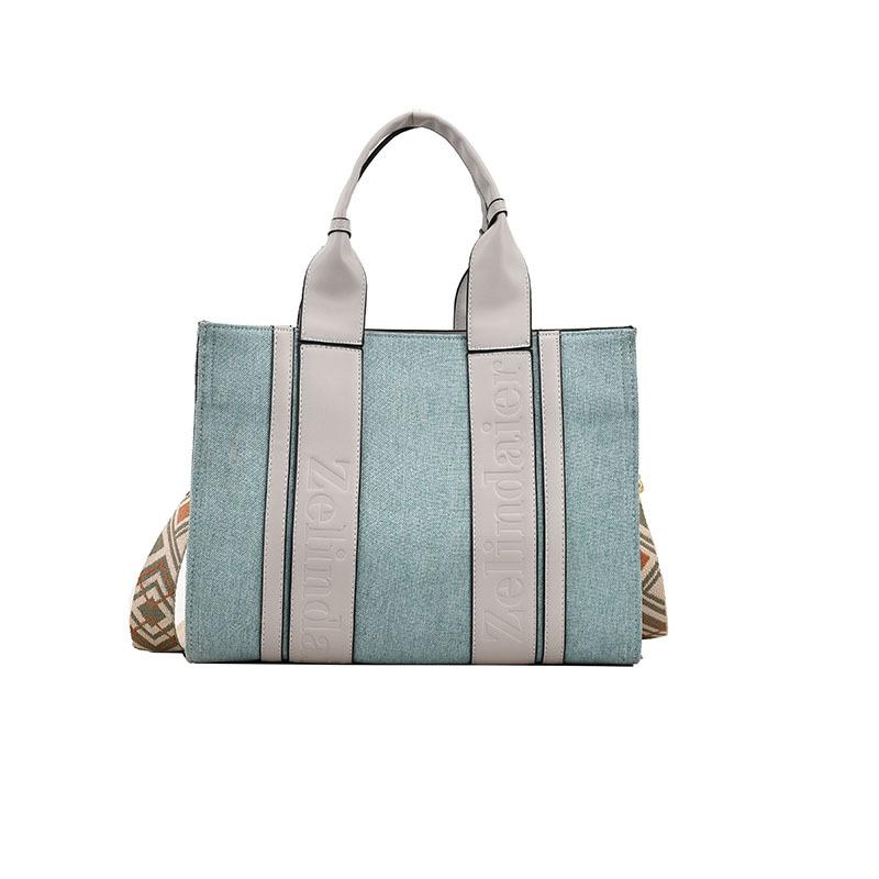 Commuter tote bag new large-capacity handbag women's 2025 broadband high-end sense work fashion messenger bag