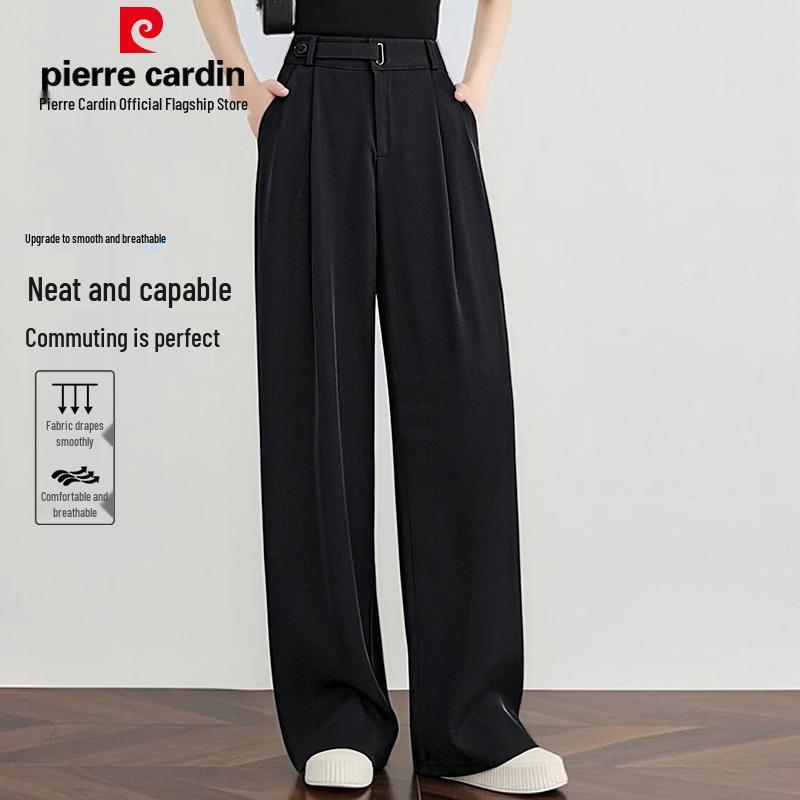 Pierre Cardin Women s Ice Silk Cooling Wide-Leg Pants XL