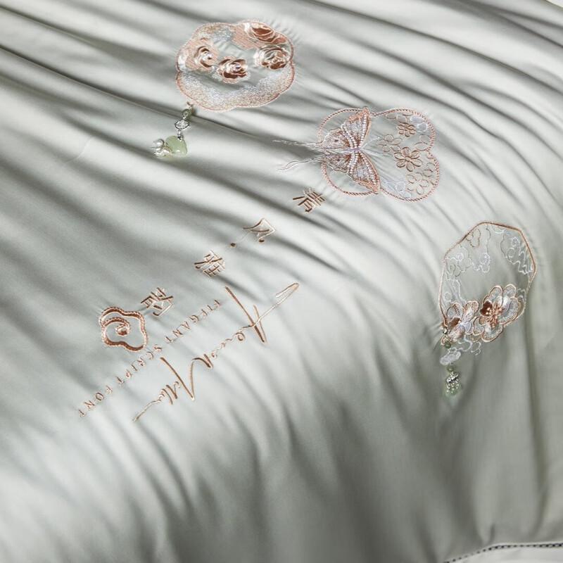 BGM Premium 100S Silk Satin Suzhou Embroidery Quilt