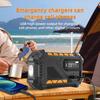 Hand Crank Emergency Radio Portable Weather Radio Multi-Function Flashlight & SOS Alarm Solar Radio for Camping Travel Outdoor