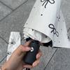 UPF50 Travel Rain Umbrella INS Hand Operated Parasol Sturdy Mini Sun Umbrella  Travel