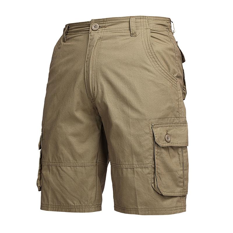 Cozy Up Men's Camo Cargo Shorts Relaxed Fit Multi-Pocket Camouflage Cargo Shorts Cotton